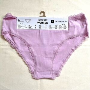 Pepco Women Lavender Bikini Briefs - 2 Pack (Single Shown)